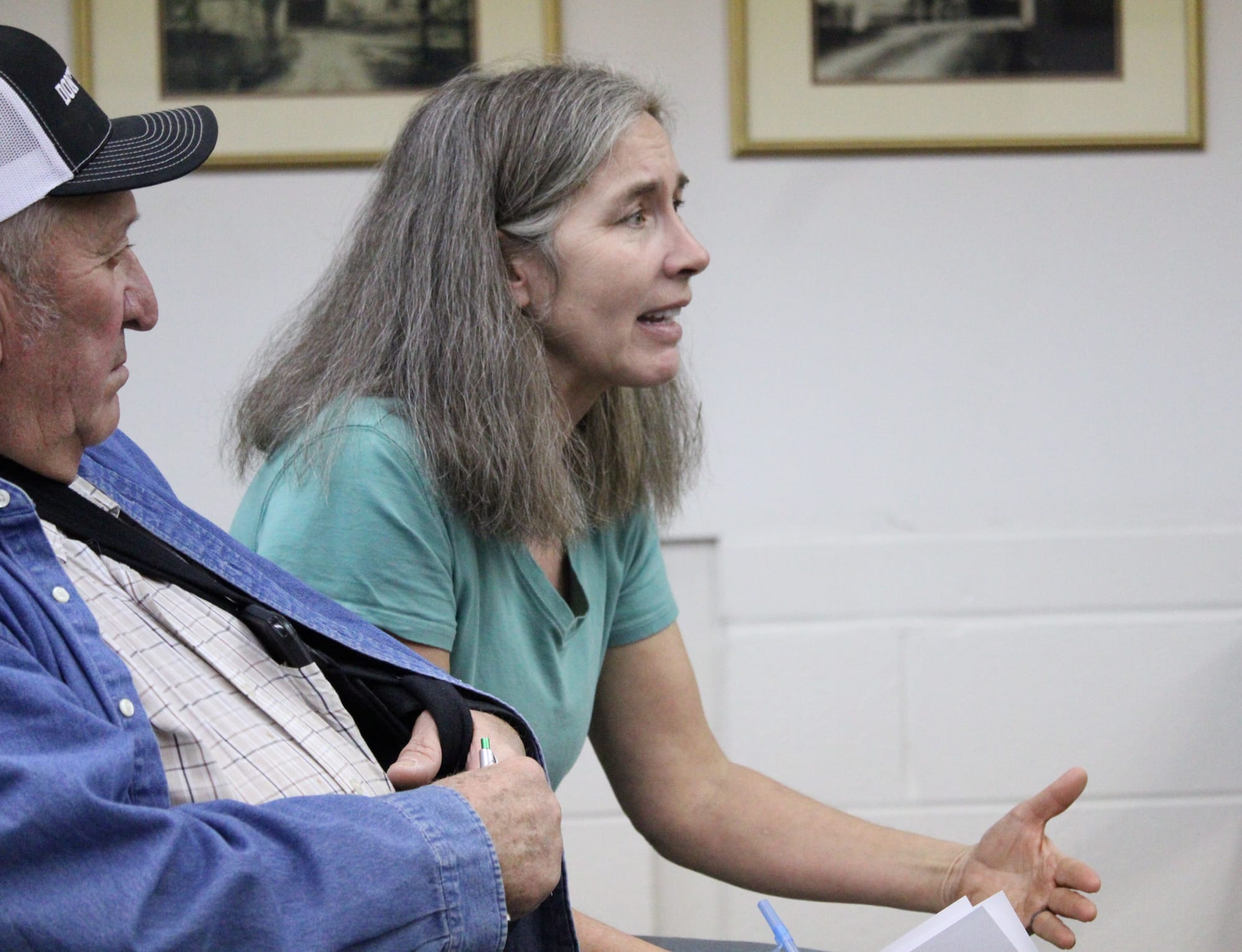 Heidi McKee represents the Reily Township Zoning Commission during a regular Reily Township Board of Trustees meeting