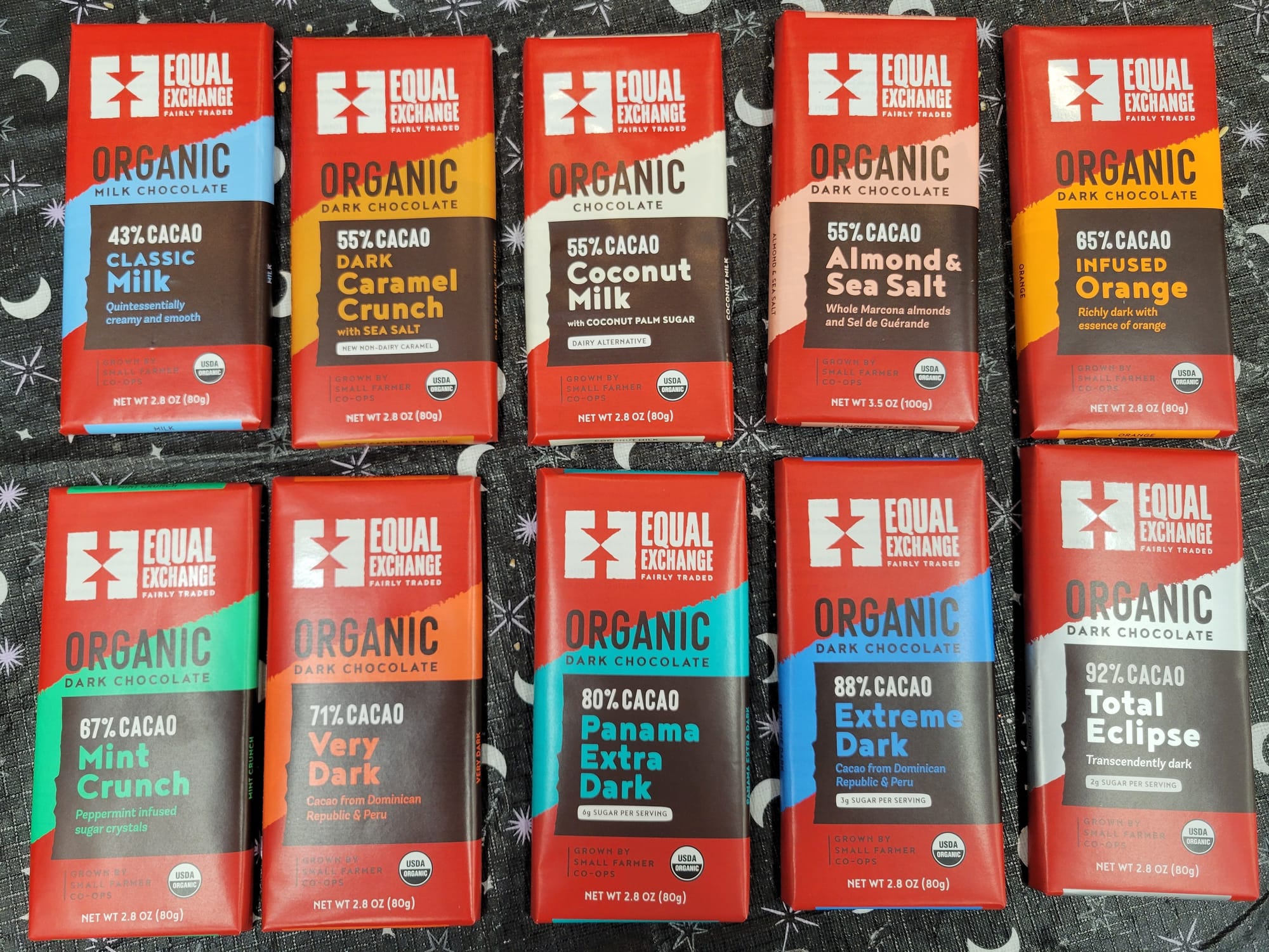 Equal Exchange chocolate.