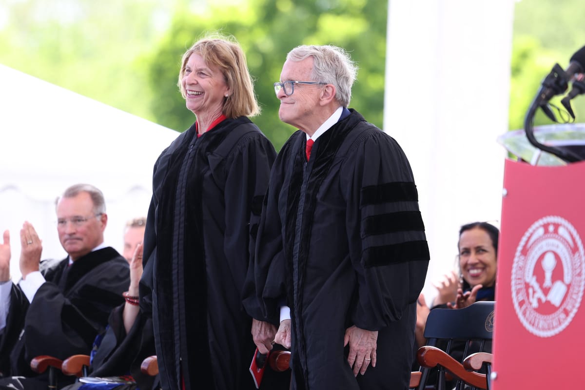 Miami honors DeWine, others with honorary degrees as Crawford updates trustees on impact of state legislation