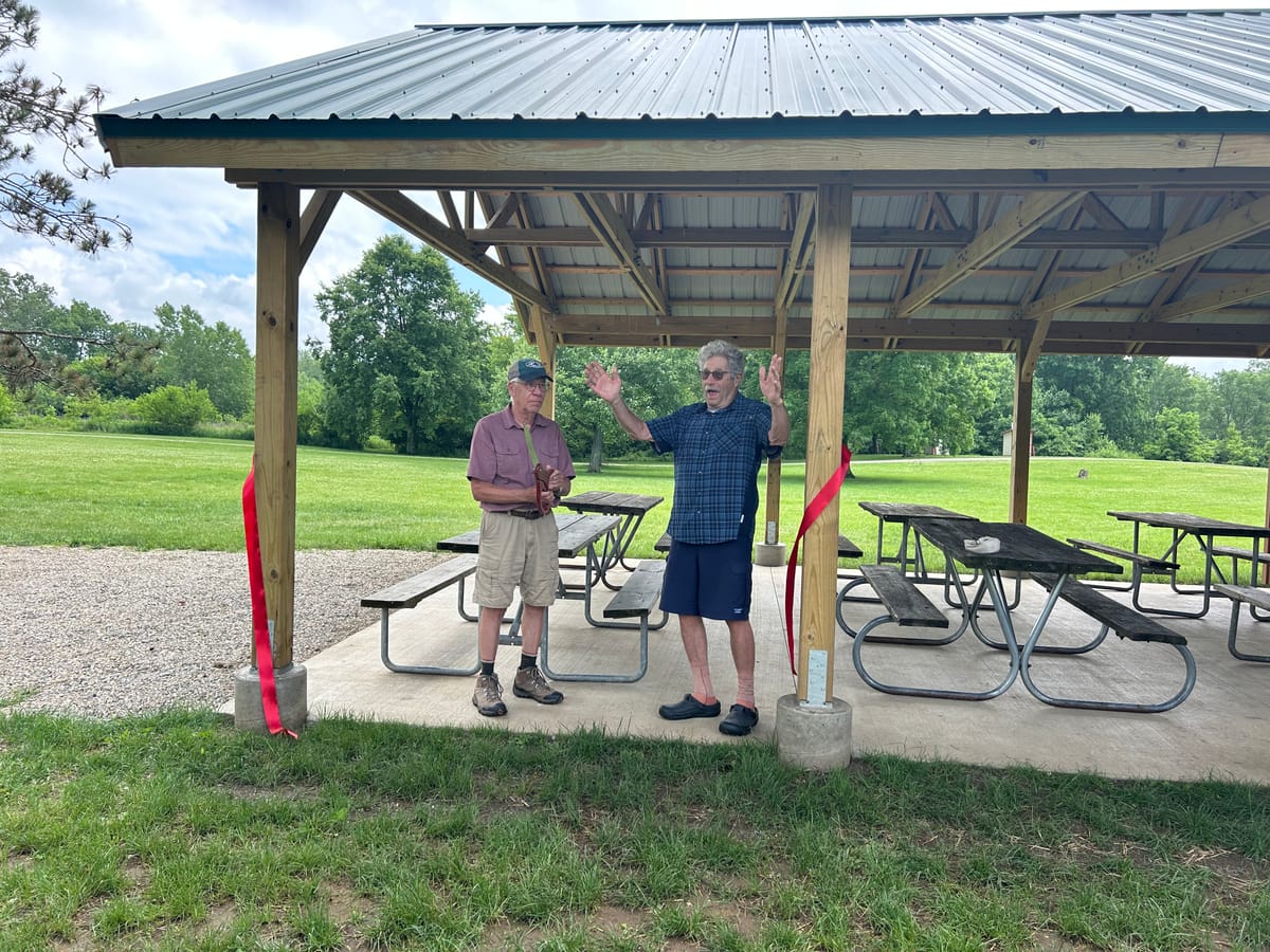 New pavilion opens at Hueston Woods