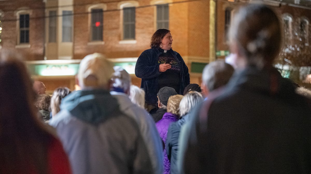 Locals gather for candlelight vigil for woman killed in ICE shooting