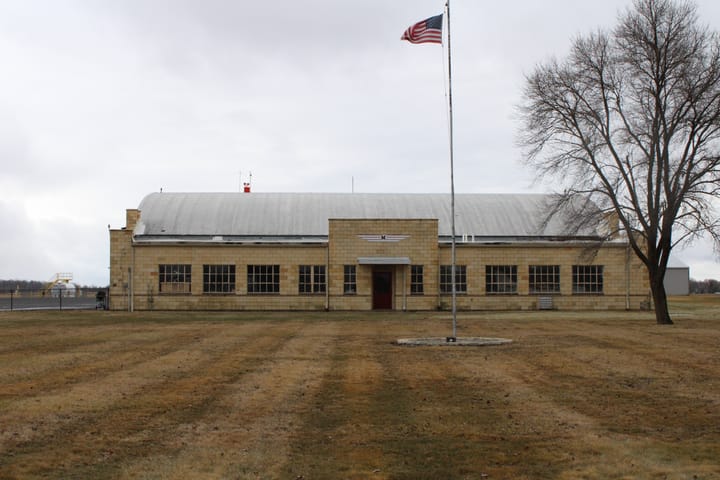 Miami University Airport seen from the front