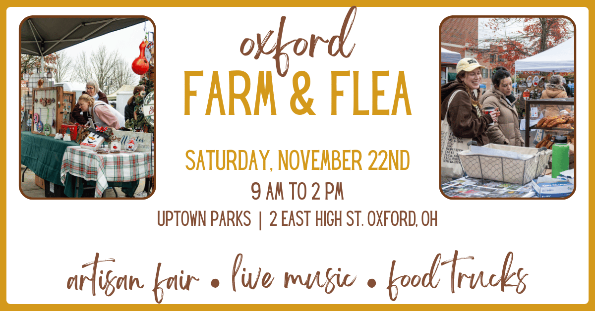 Third annual Farm & Flea hops to Oxford