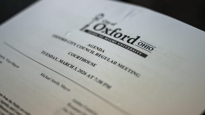 An agenda for a Oxford City Council meeting